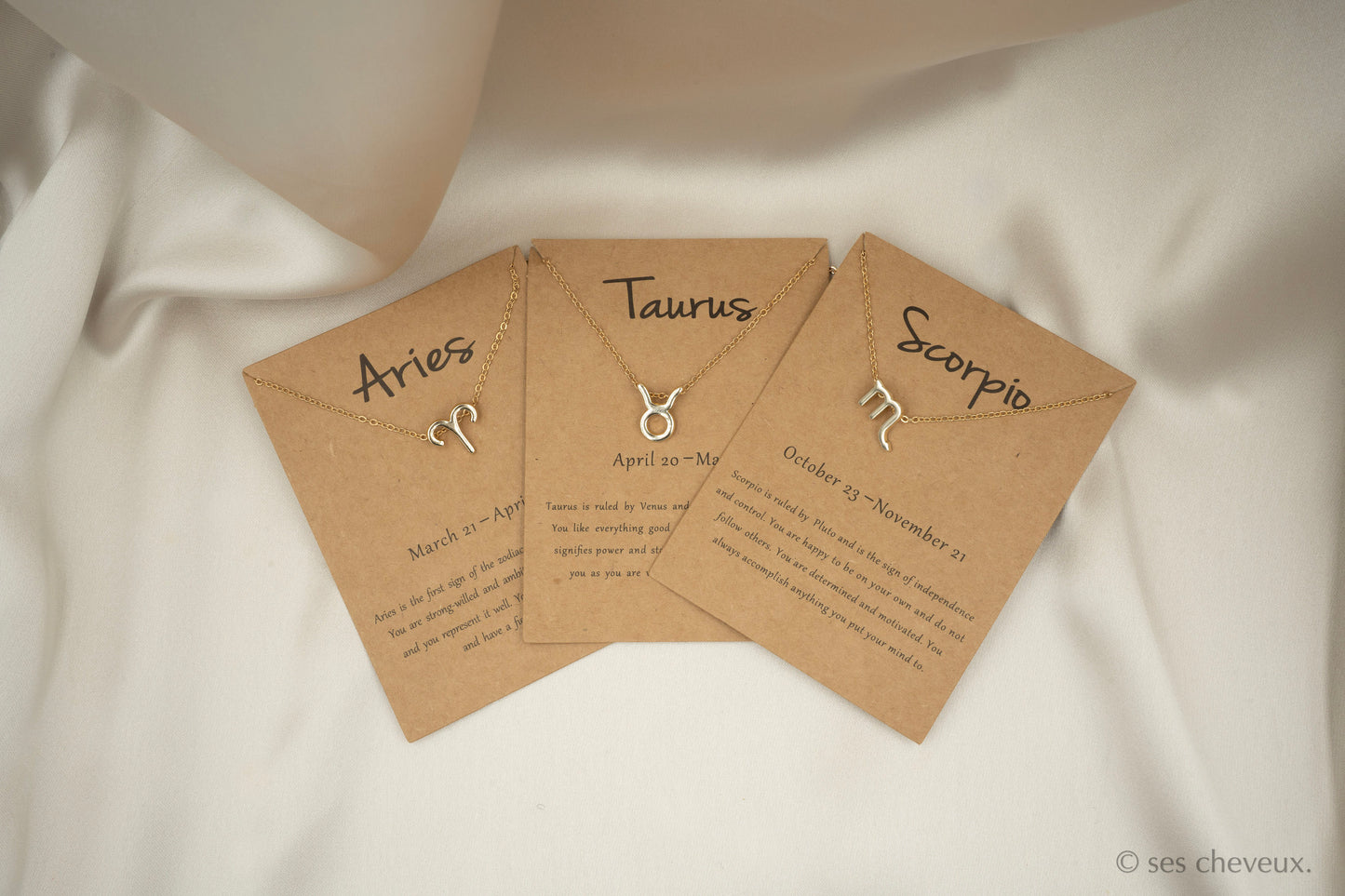 Zodiac sign ketting 'Taurus'